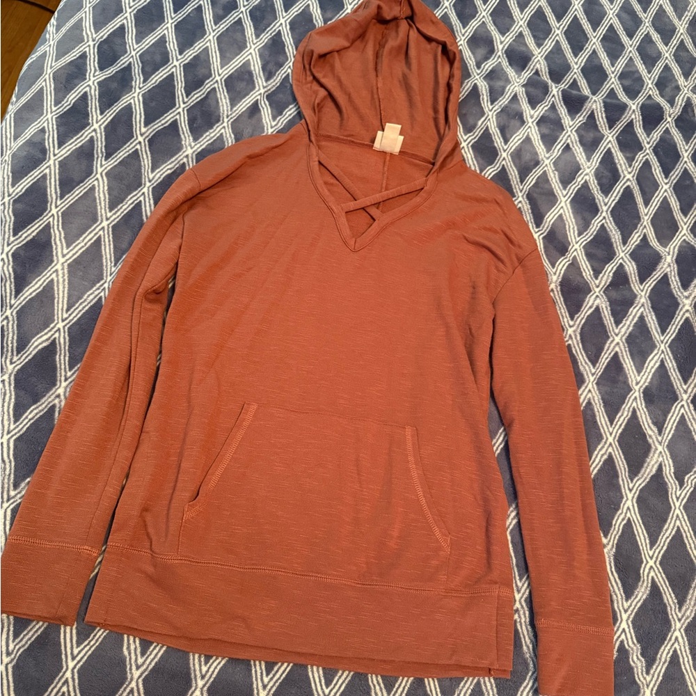Mossimo Supply Co. Women's V-Neck Sweater in Rust